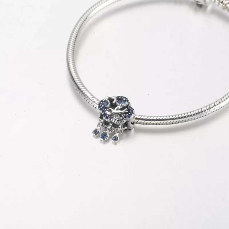 (imagen para) PANDORA Nube y Encanto de Golondrina - 792569C01 - Ver 5