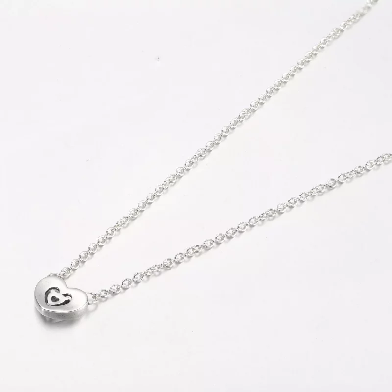 (imagen para) Pendiente PANDORA Radiant Heart & Floating Stone Collier - Collar - 392494C01 - Ver 3