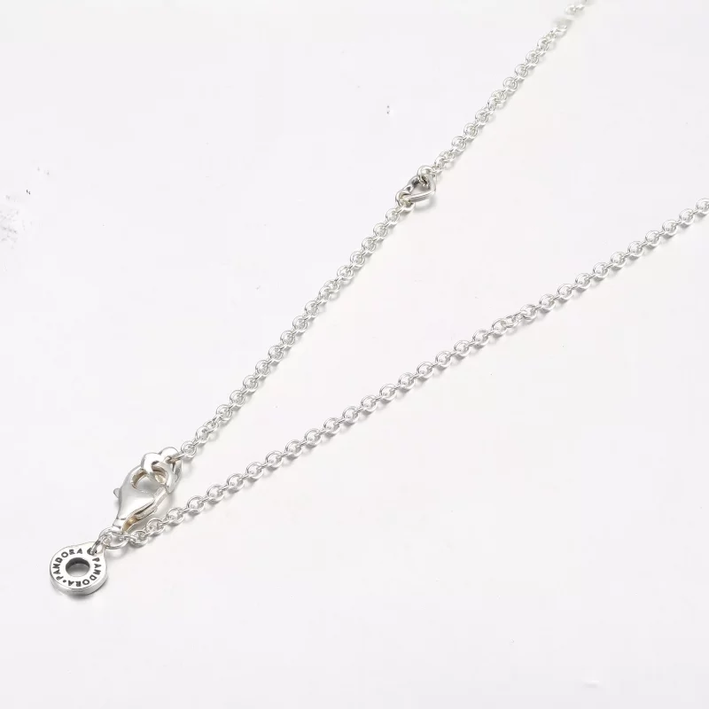 (imagen para) Pendiente PANDORA Radiant Heart & Floating Stone Collier - Collar - 392494C01 - Ver 4