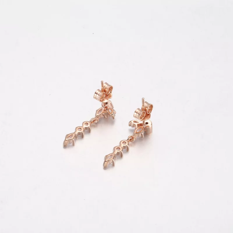 (imagen para) Pendientes colgantes de la colección PANDORA Sparkling Herbarium Cluster - 28240 - Ver 3