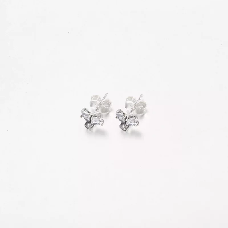 (imagen para) Pendientes de botón PANDORA Sparkling Herbarium Cluster - 292406C01 - Ver 2