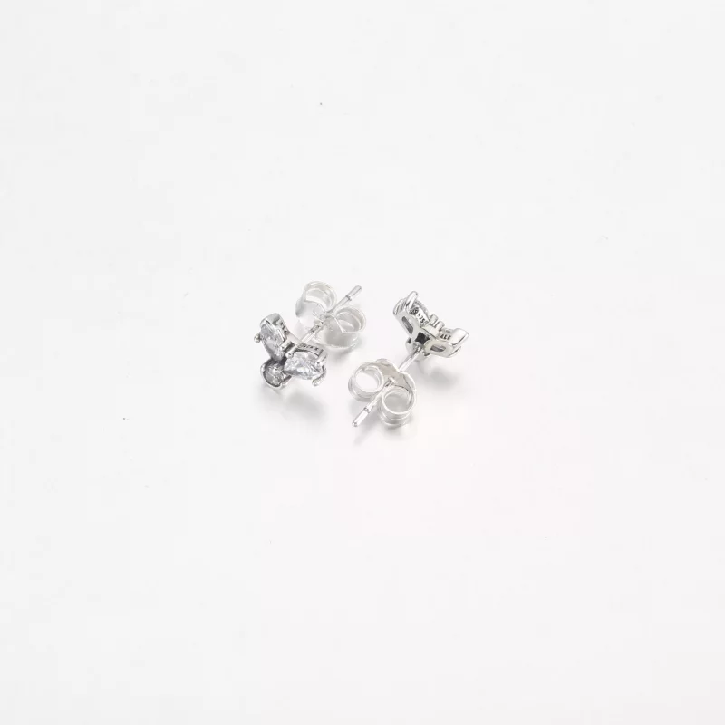 (imagen para) Pendientes de botón PANDORA Sparkling Herbarium Cluster - 292406C01 - Ver 3