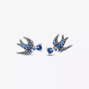 (imagen para) Pendientes de Estudio PANDORA Sparkling Swallow - 292568C01
