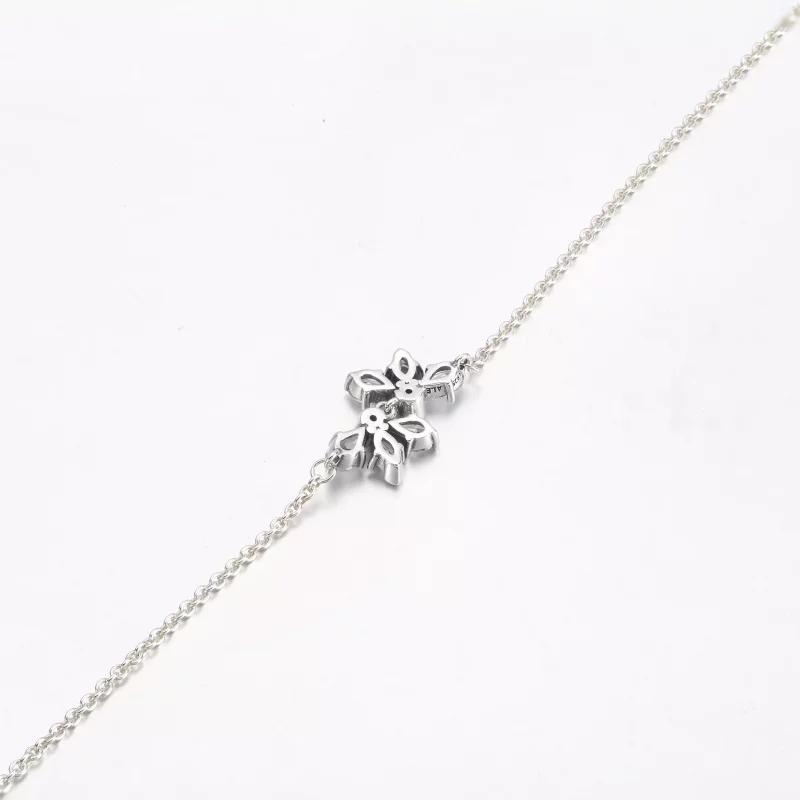 (imagen para) Pulsera de cadena PANDORA Sparkling Herbarium Cluster - 592398C01 - Ver 4