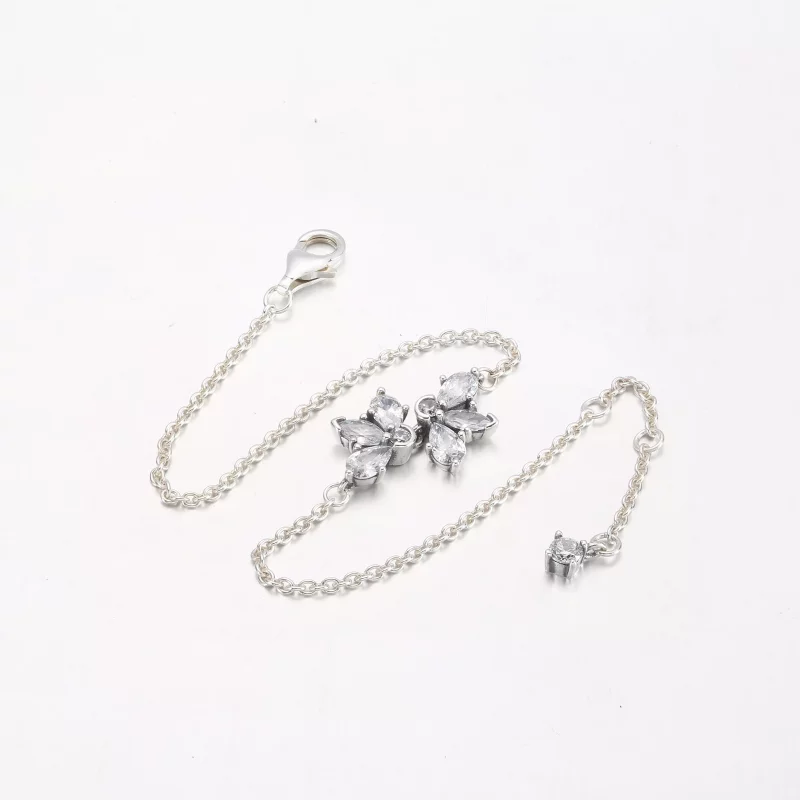 (imagen para) Pulsera de cadena PANDORA Sparkling Herbarium Cluster - 592398C01 - Ver 5