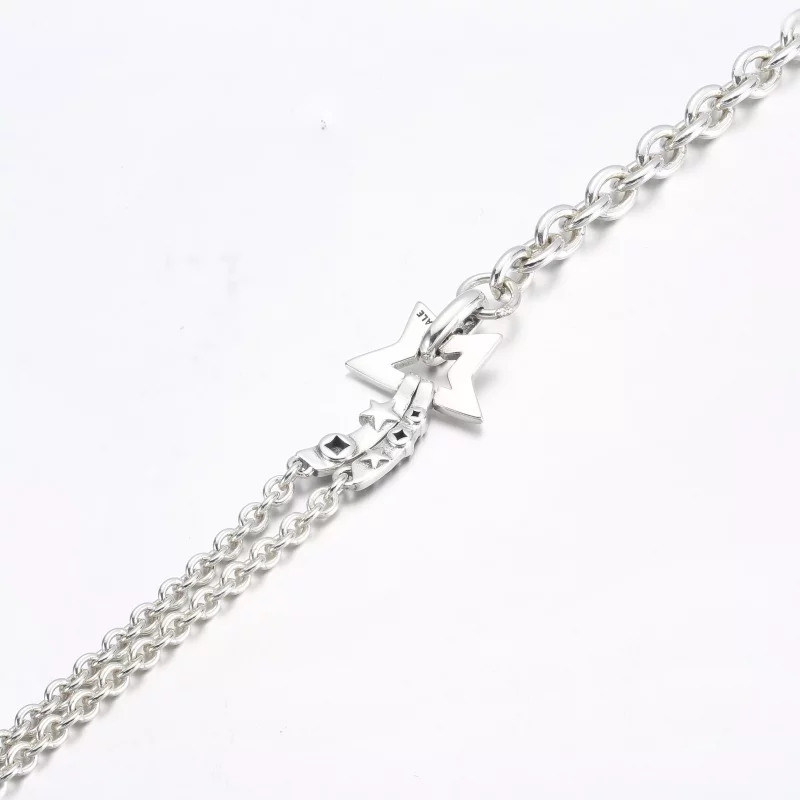 (imagen para) Pulsera de doble cadena PANDORA Shooting Star - 592409C01 - Ver 4