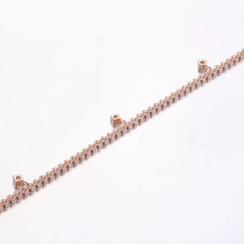 (imagen para) Pulsera de tenis PANDORA Sparkling Drops - 582401C01 - Ver 4
