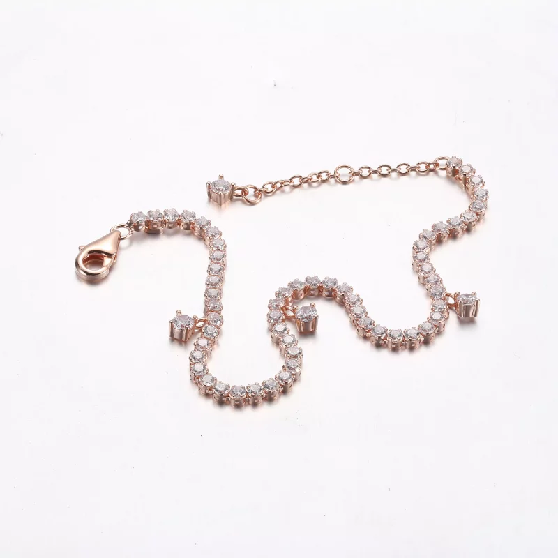 (imagen para) Pulsera de tenis PANDORA Sparkling Drops - 582401C01 - Ver 5
