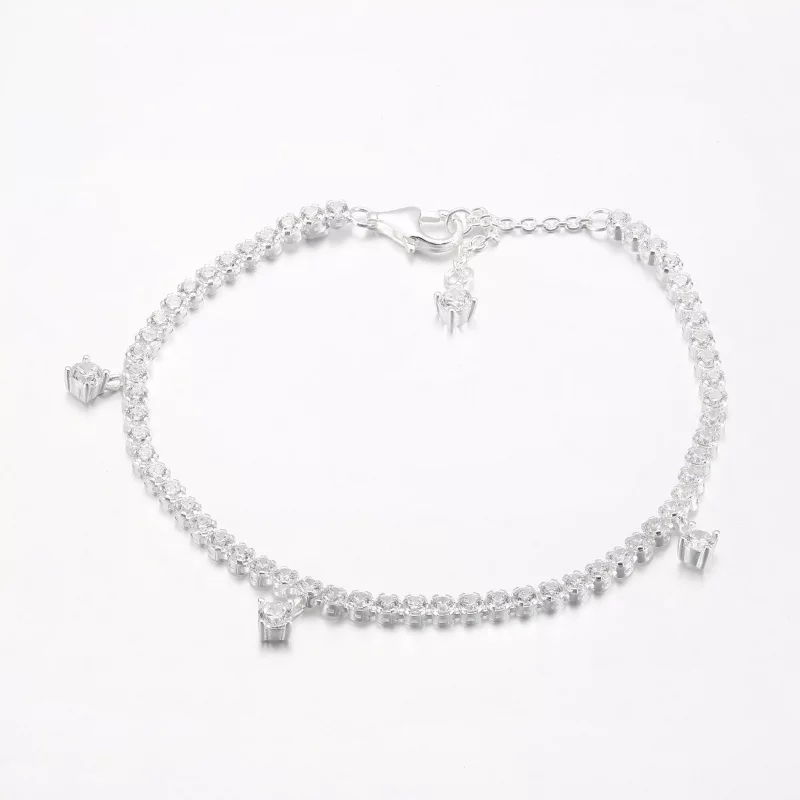 (imagen para) Pulsera de tenis PANDORA Sparkling Drops - 592401C01 - Ver 2