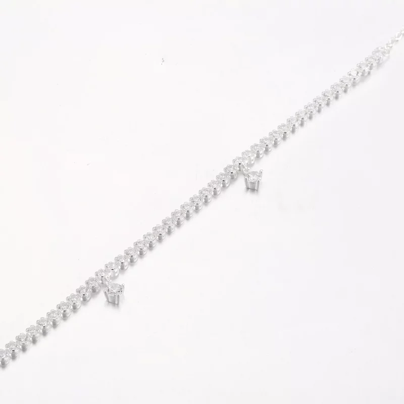 (imagen para) Pulsera de tenis PANDORA Sparkling Drops - 592401C01 - Ver 3