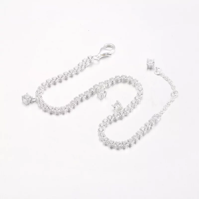 (imagen para) Pulsera de tenis PANDORA Sparkling Drops - 592401C01 - Ver 5