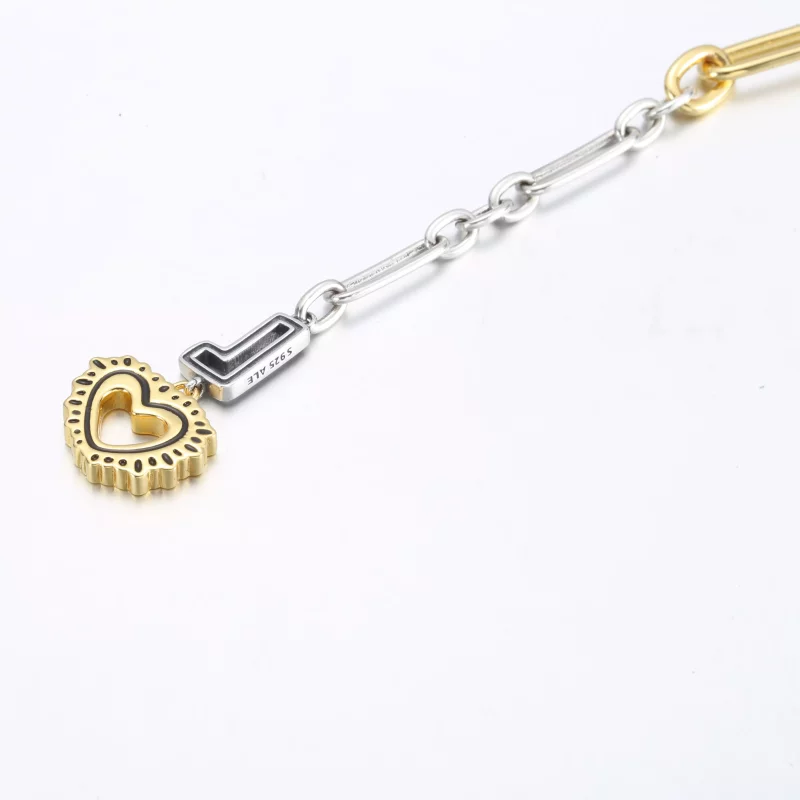 (imagen para) Pulsera Keith Haring x Pandora Two-tone Love Links - 562223C01 - Ver 4