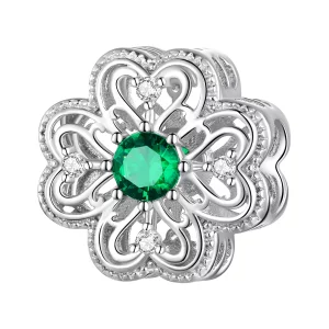 (imagen para) Amuleto de Trébol de 4 Hojas al estilo de Pandora - BSC759