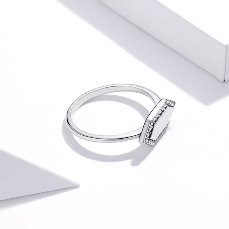 (imagen para) Anillo brillante de estilo Pandora - SCR701 - Ver 3