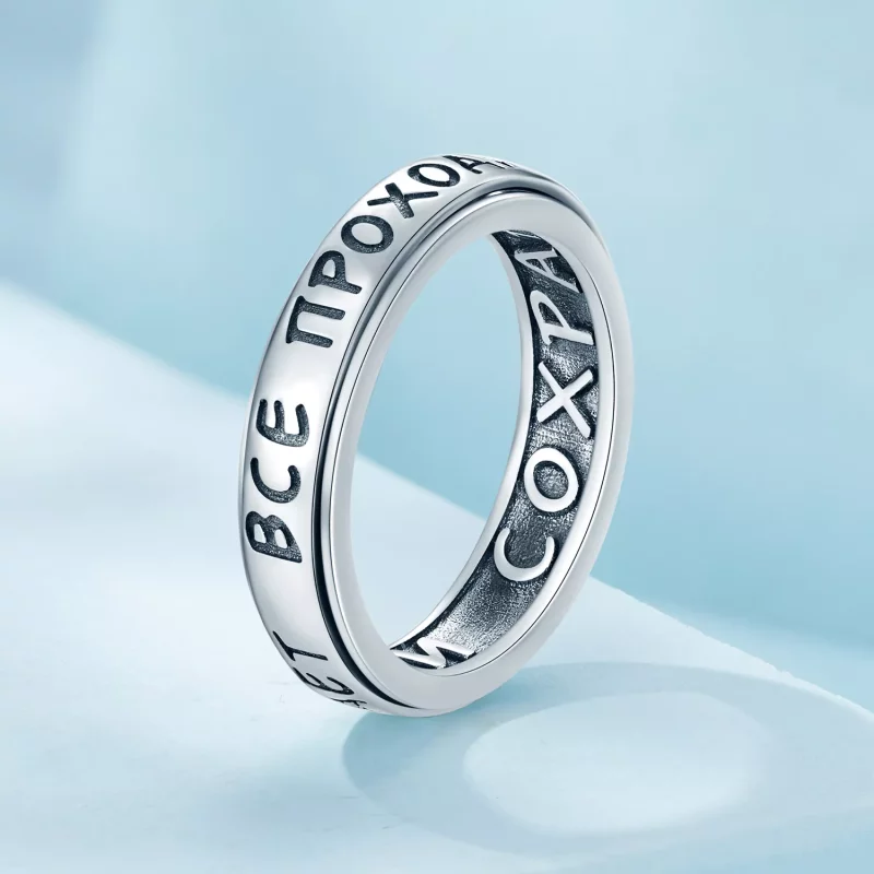 (imagen para) Anillo de banda estilo Pandora Infinity - SCR953 - Ver 2
