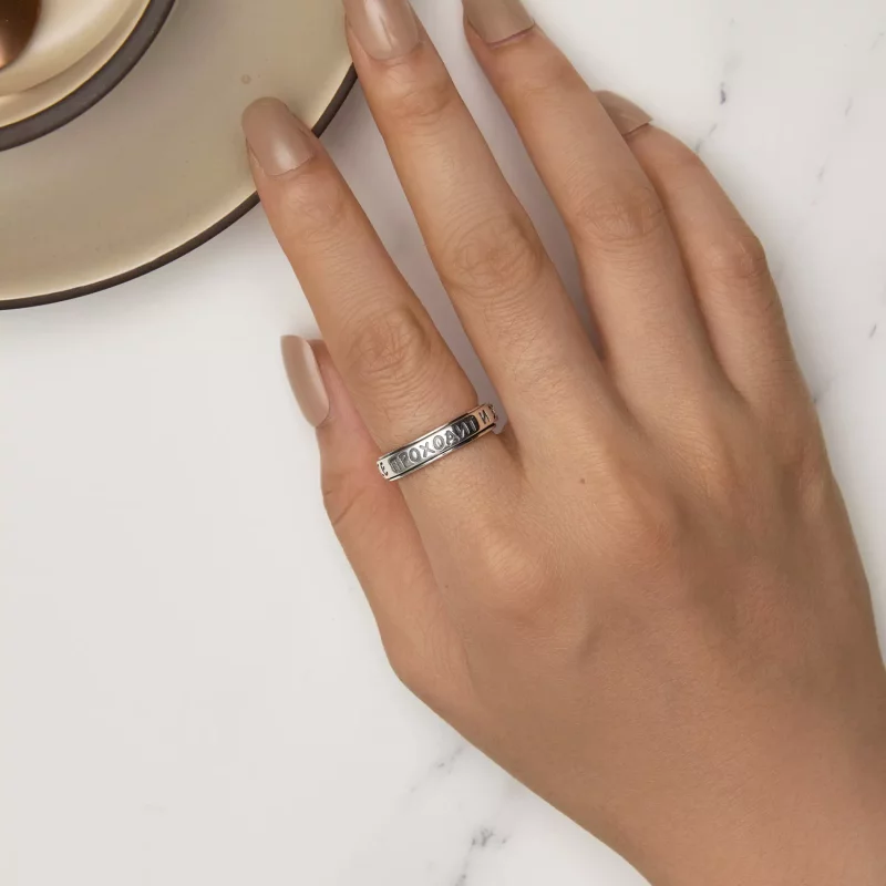 (imagen para) Anillo de banda estilo Pandora Infinity - SCR953 - Ver 6