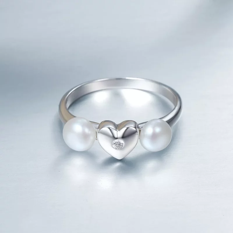 (imagen para) Anillo de corazón perfumado de plata estilo Pandora - SCR156 - Ver 5