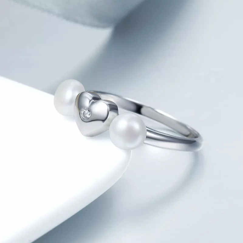 (imagen para) Anillo de corazón perfumado de plata estilo Pandora - SCR156 - Ver 6