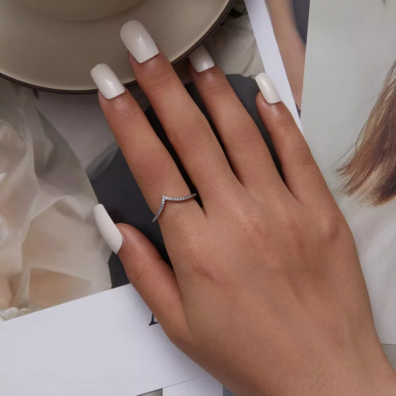 (imagen para) Anillo de Estilo Pandora con Corazón y Deseo de Trébol - SCR856 - Ver 4