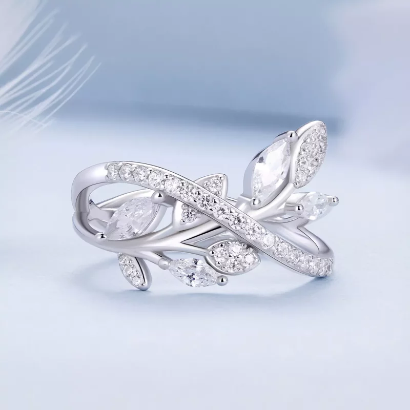 (imagen para) Anillo de estilo Pandora con símbolo infinito - BSR453 - Ver 3