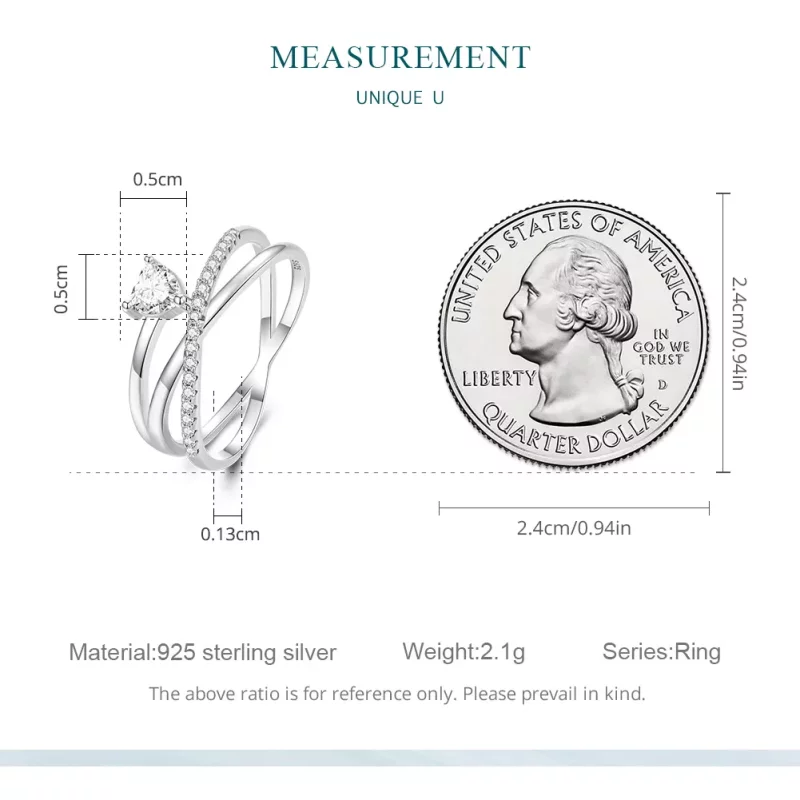 (imagen para) Anillo de triple banda estilo Pandora - BSR336 - Ver 8