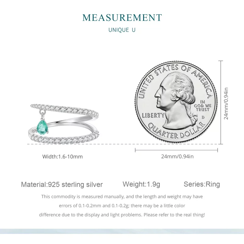 (imagen para) Anillo estilo Pandora con colgante - BSR417 - Ver 7