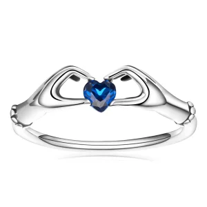 (imagen para) Anillo estilo Pandora de corazón de amor - SCR757