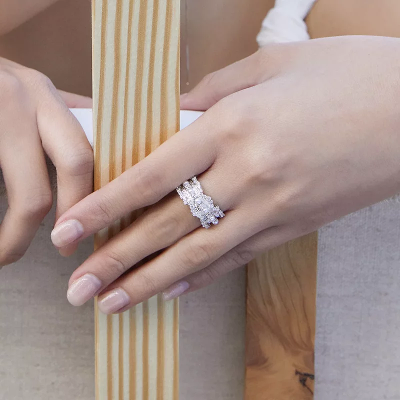 (imagen para) Anillo estilo Pandora de princesa - BSR187 - Ver 6