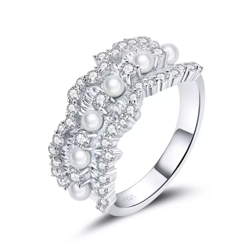 (imagen para) Anillo estilo Pandora de princesa - BSR187