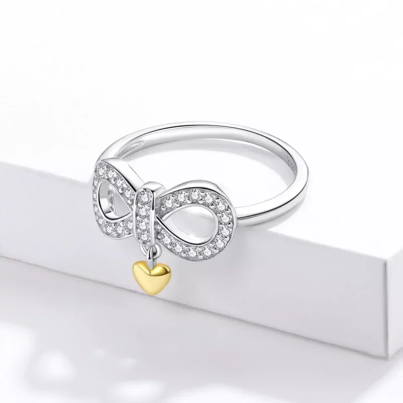 (imagen para) Anillo estilo Pandora infinito - SCR676 - Ver 2