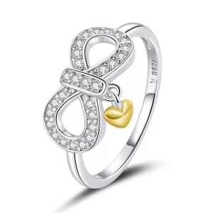 (imagen para) Anillo estilo Pandora infinito - SCR676