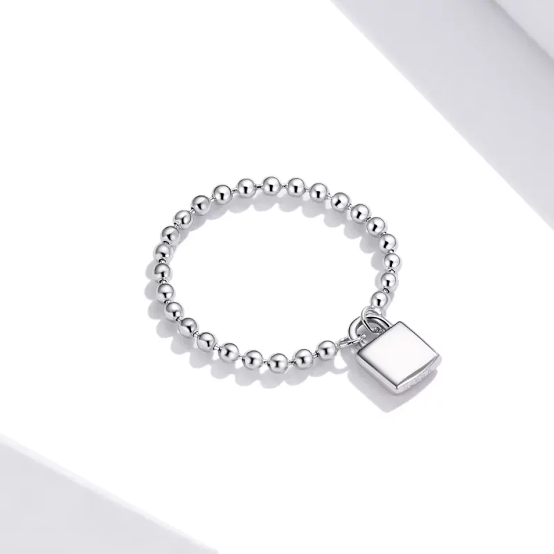 (imagen para) Anillo estilo Pandora Love Lock - SCR703 - Ver 2