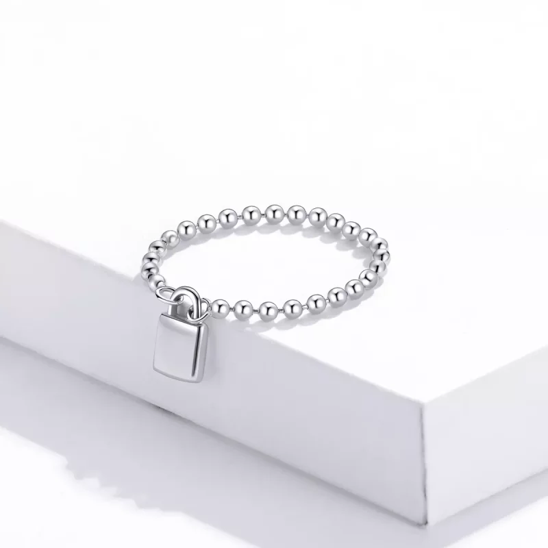 (imagen para) Anillo estilo Pandora Love Lock - SCR703 - Ver 3