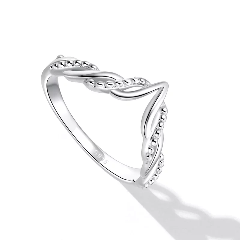 (imagen para) Anillo estilo Tiara de Pandora con forma de Rama de Deseos - BSR258 - Ver 5