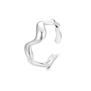 (imagen para) Anillo liso de estilo Pandora - SCR954-E