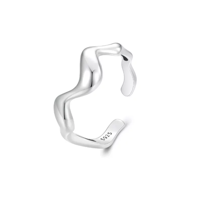 (imagen para) Anillo liso de estilo Pandora - SCR954-E