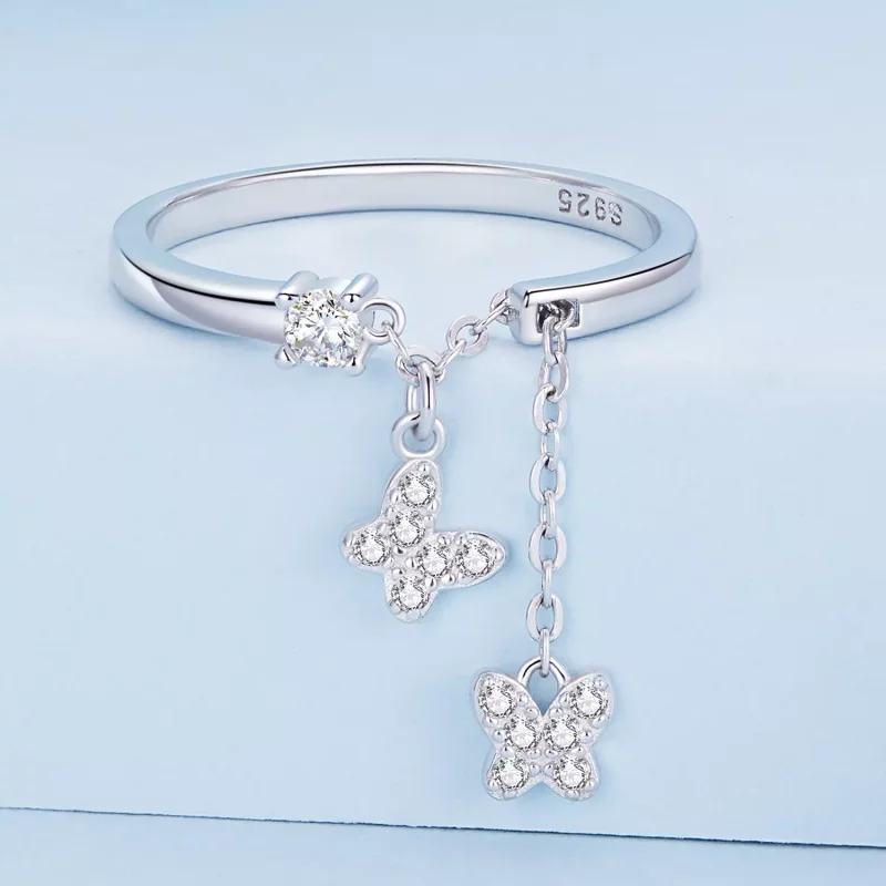 (imagen para) Anillos ajustables de estilo Pandora - BSR349 - Ver 2