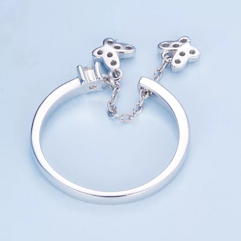 (imagen para) Anillos ajustables de estilo Pandora - BSR349 - Ver 4