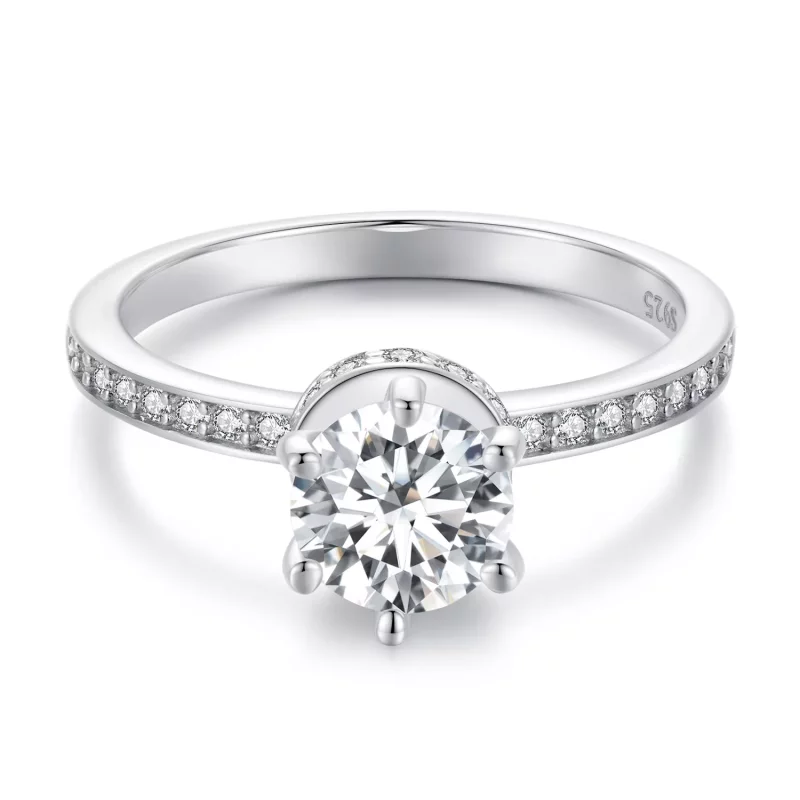 (imagen para) Anillos de boda estilo Pandora - MSR025 - Ver 2