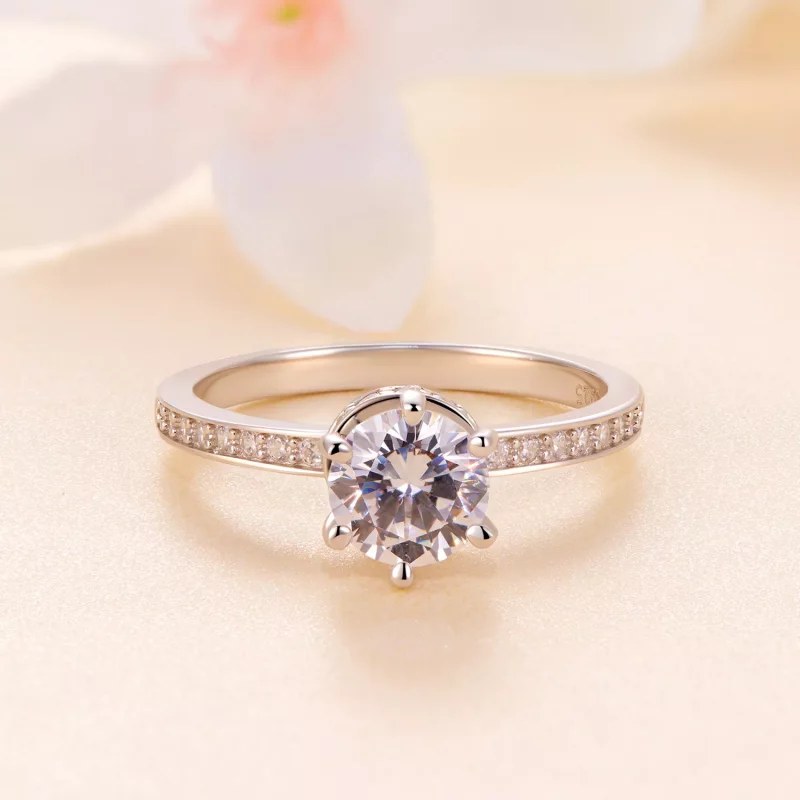 (imagen para) Anillos de boda estilo Pandora - MSR025 - Ver 6