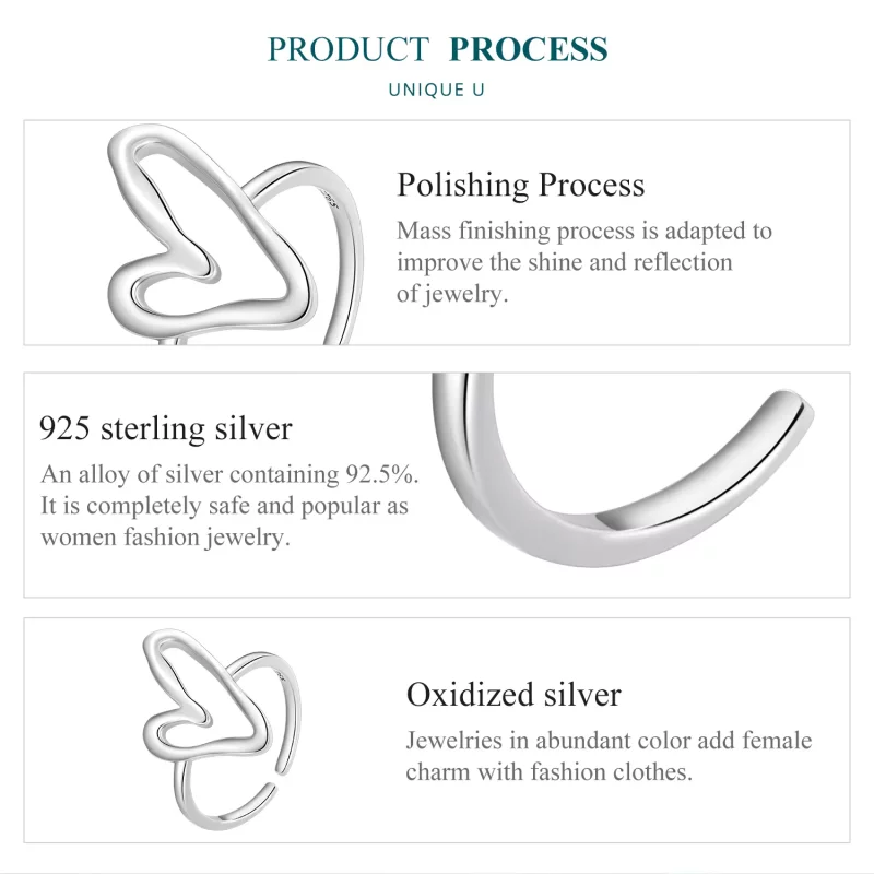(imagen para) Anillos de estilo Pandora económicos - BSR400 - Ver 6