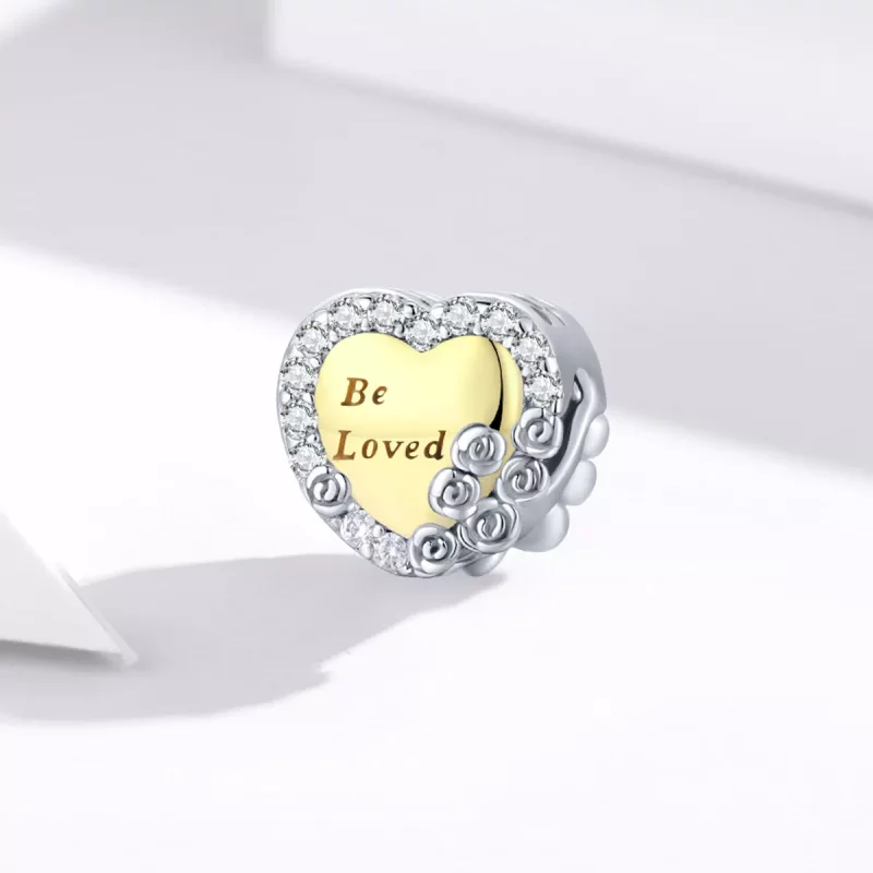 (imagen para) Charm de Corazón al Estilo Pandora - BSC500 - Ver 2
