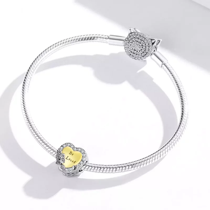 (imagen para) Charm de Corazón al Estilo Pandora - BSC500 - Ver 3