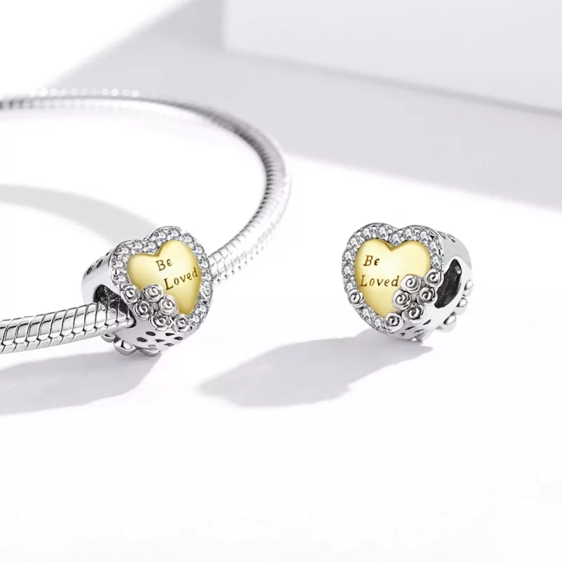 (imagen para) Charm de Corazón al Estilo Pandora - BSC500 - Ver 4
