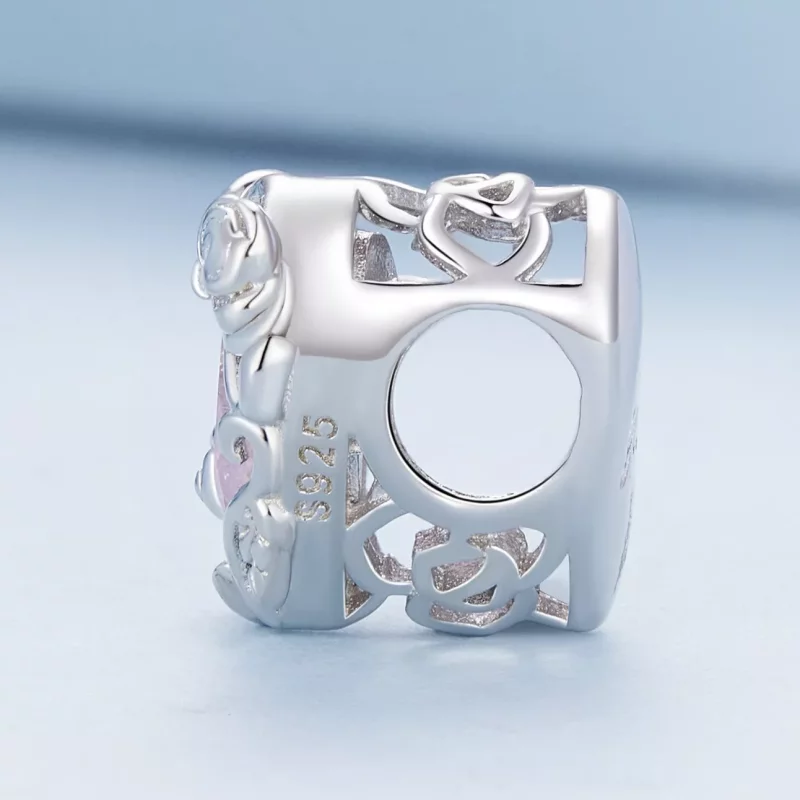 (imagen para) Charm de corazón de amor estilo Pandora - BSC836 - Ver 3