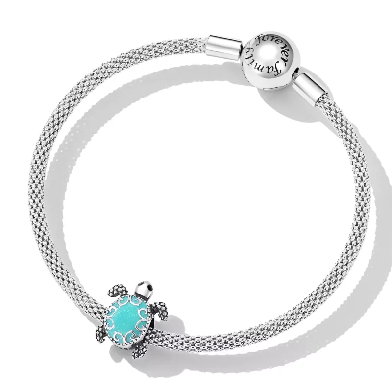 (imagen para) Charm de estilo Pandora con tortuga marina - SCC2318 - Ver 5