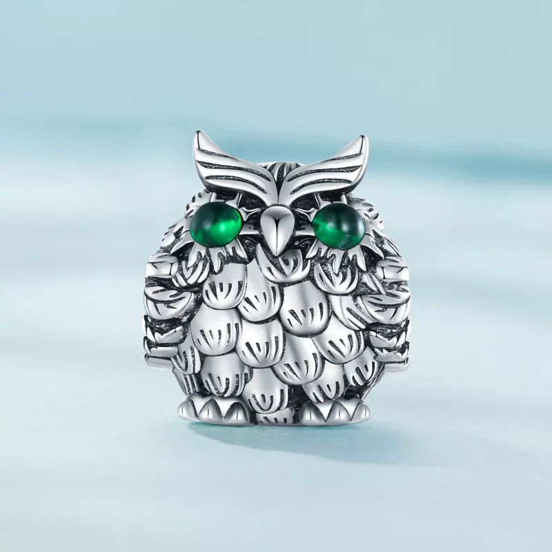 (imagen para) Charm de Graduación de Búho al Estilo Pandora - SCC2542 - Ver 2