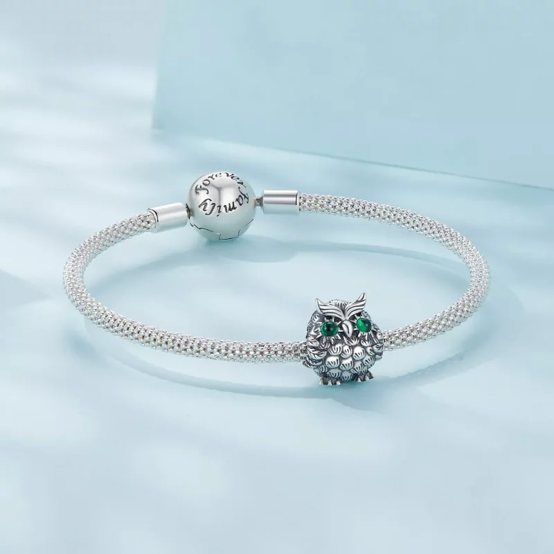(imagen para) Charm de Graduación de Búho al Estilo Pandora - SCC2542 - Ver 5