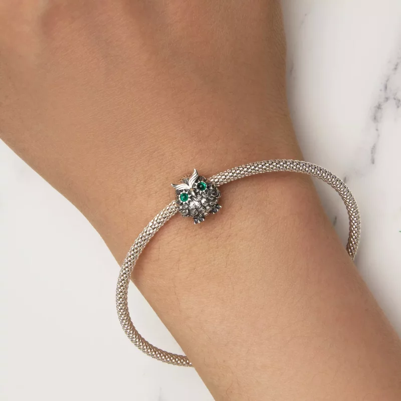 (imagen para) Charm de Graduación de Búho al Estilo Pandora - SCC2542 - Ver 6