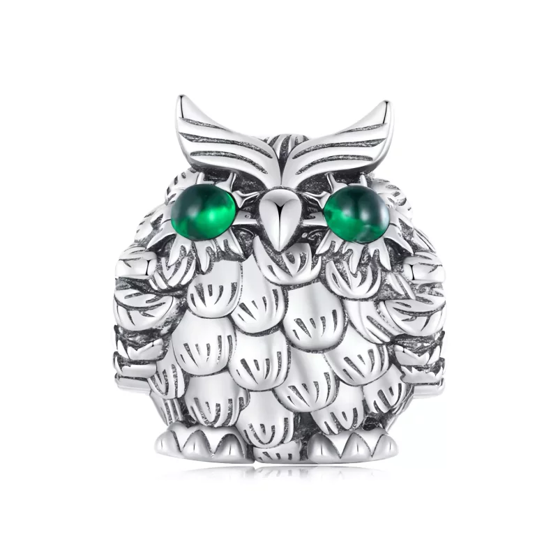 (imagen para) Charm de Graduación de Búho al Estilo Pandora - SCC2542